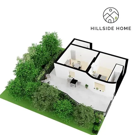Appartement Cozy Hillside In With Patio